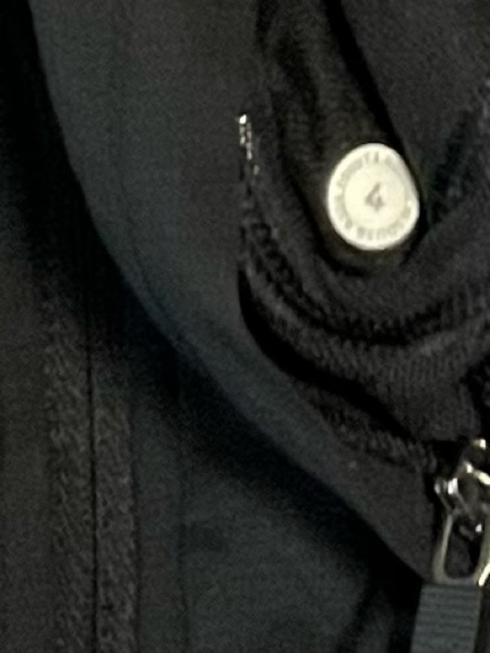 Lululemon Sights Seen Full Zip Jacket Black Women’s Size 4 - Picture 6 of 6